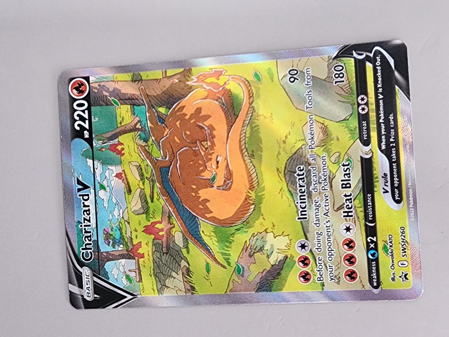 Charizard V SWSH260 NM