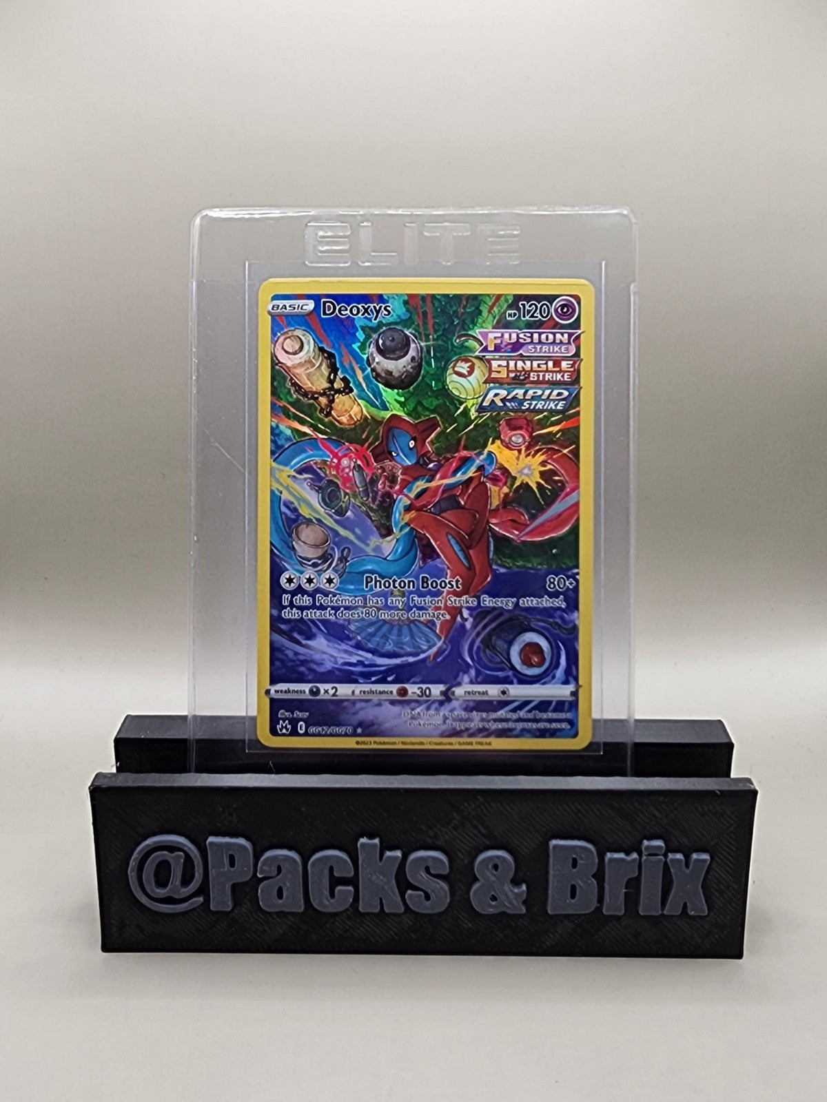 Deoxys GG12/GG70 Crown Zenith: Galarian Gallery Holo