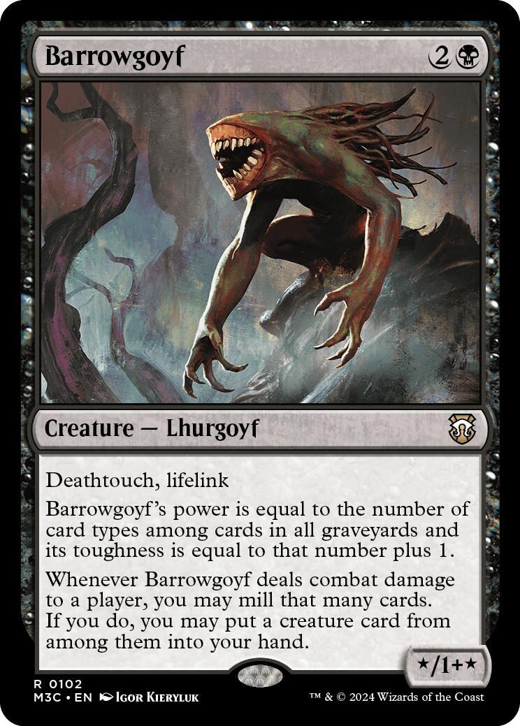 Barrowgoyf - Commander: Modern Horizons 3 - 102 Regular Rare MTG NM