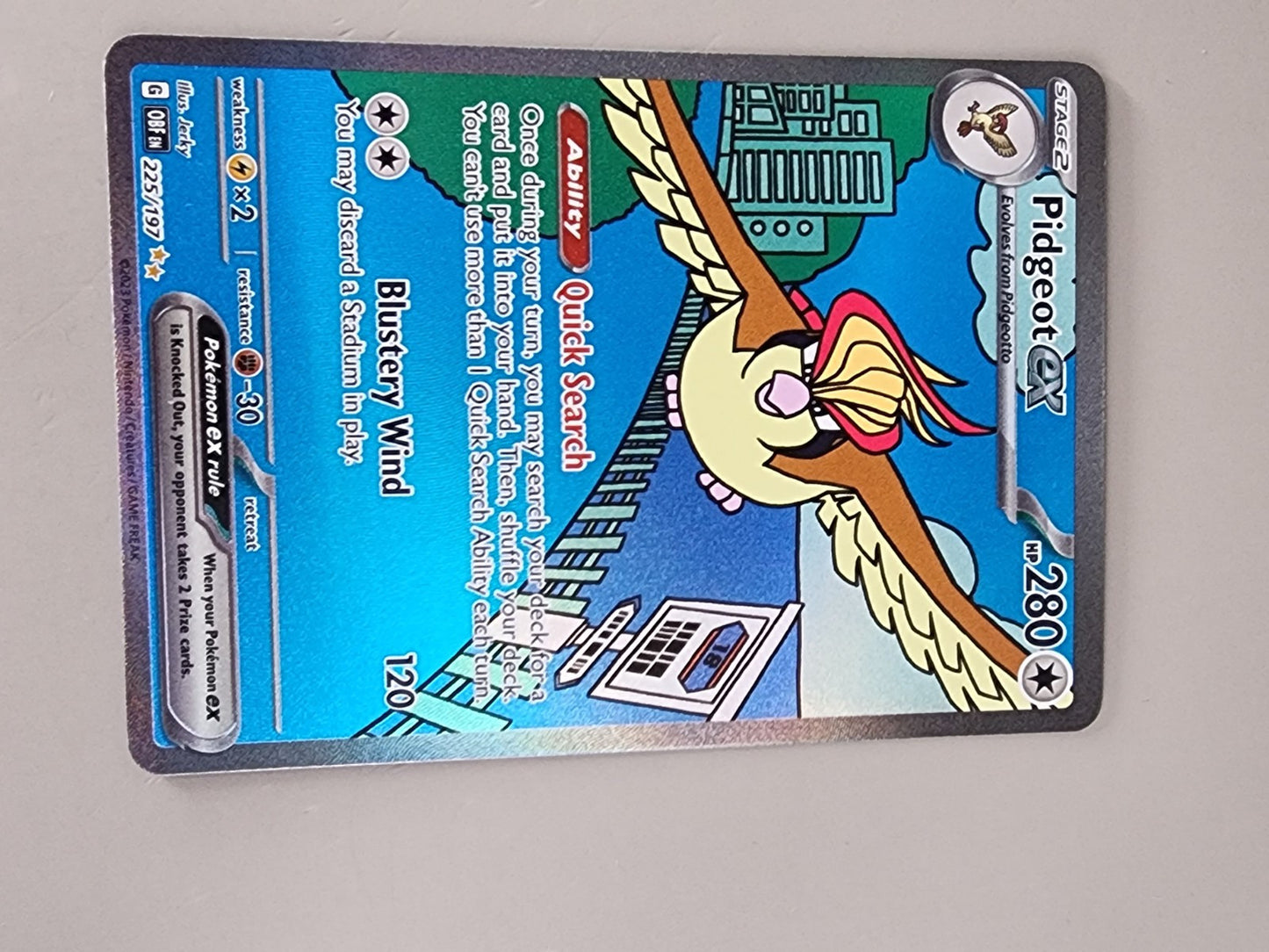 Pidgeot ex 225/197 NM