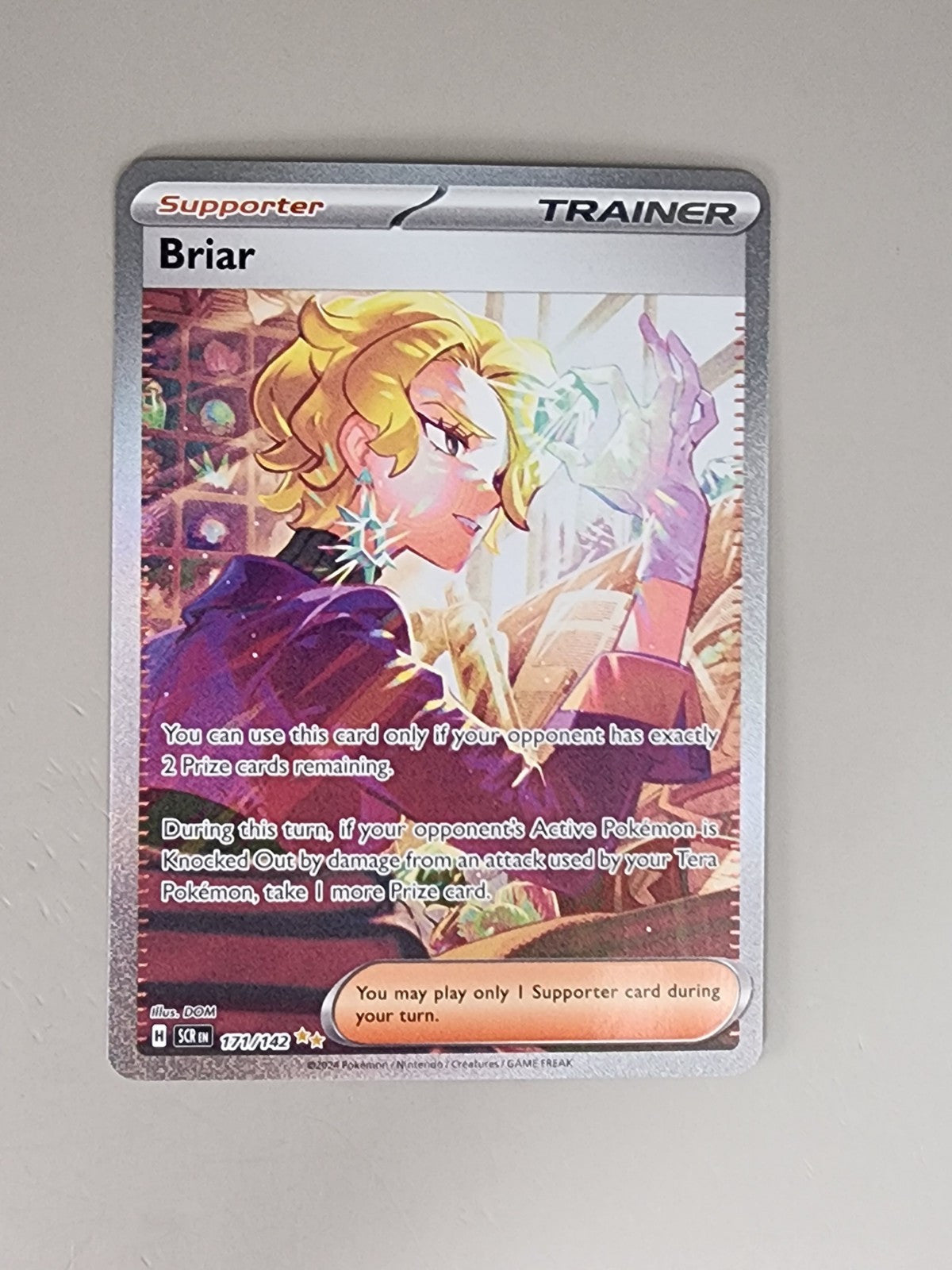 STELLAR CROWN SV07 SECRET ILLUSTRATION RARE BRIAR 171/142 NM