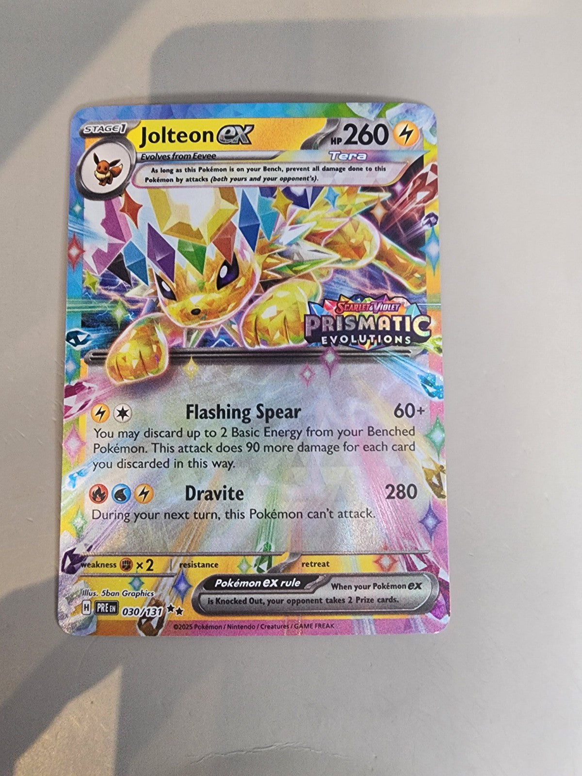 Jolteon ex 030/131 NM