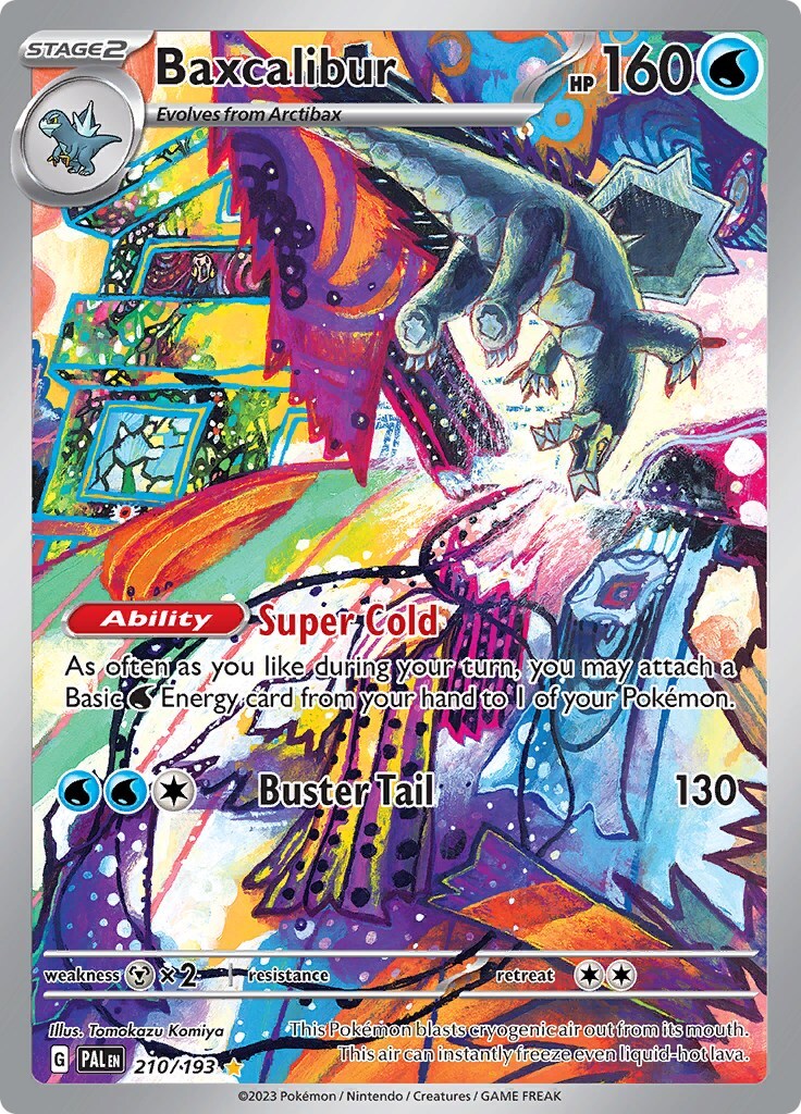 Paldea Evolved Holo Near Mint (NM): Baxcalibur 210/193 Sv02