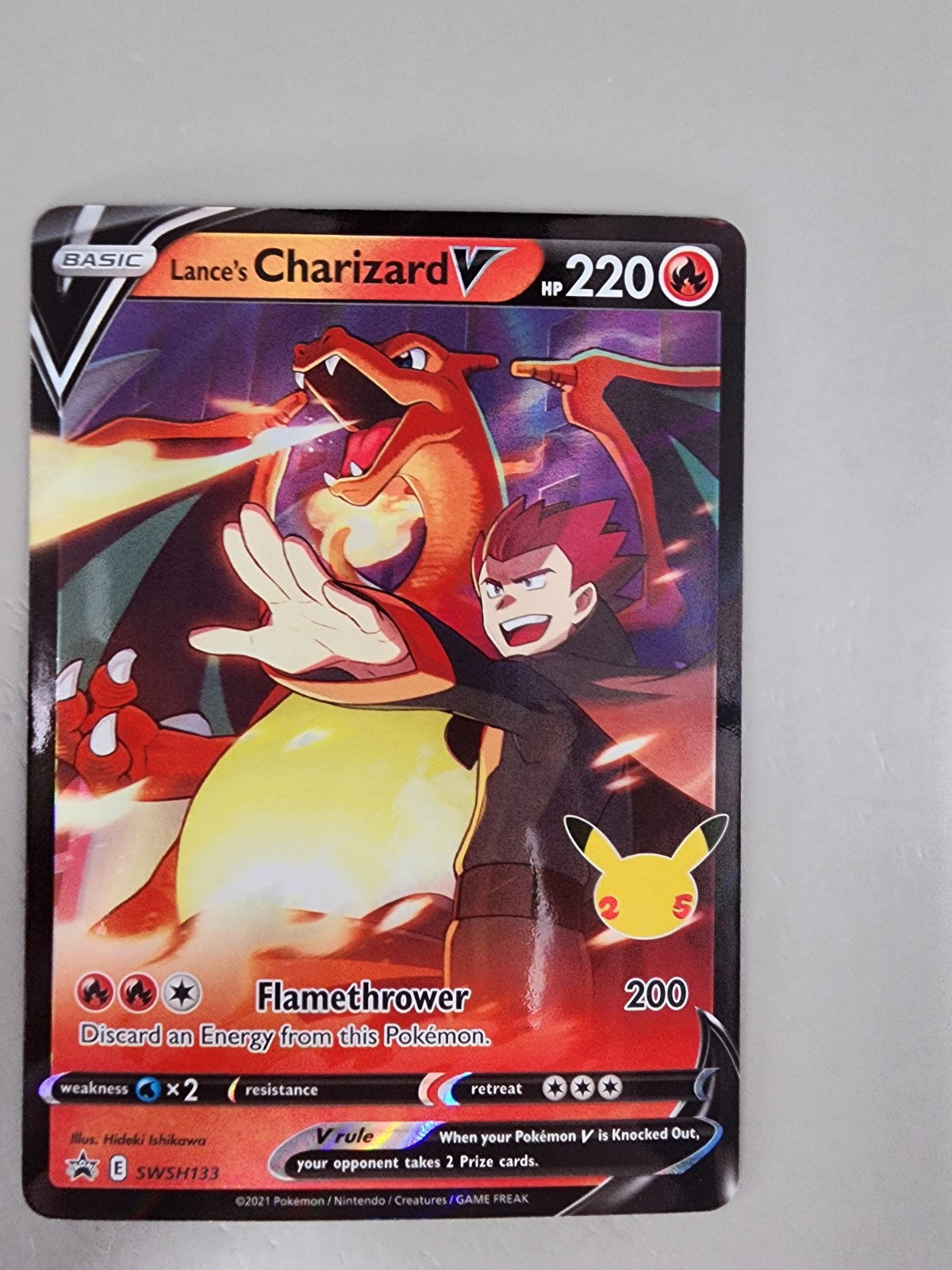 Lance's Charizard V SWSH133 LP