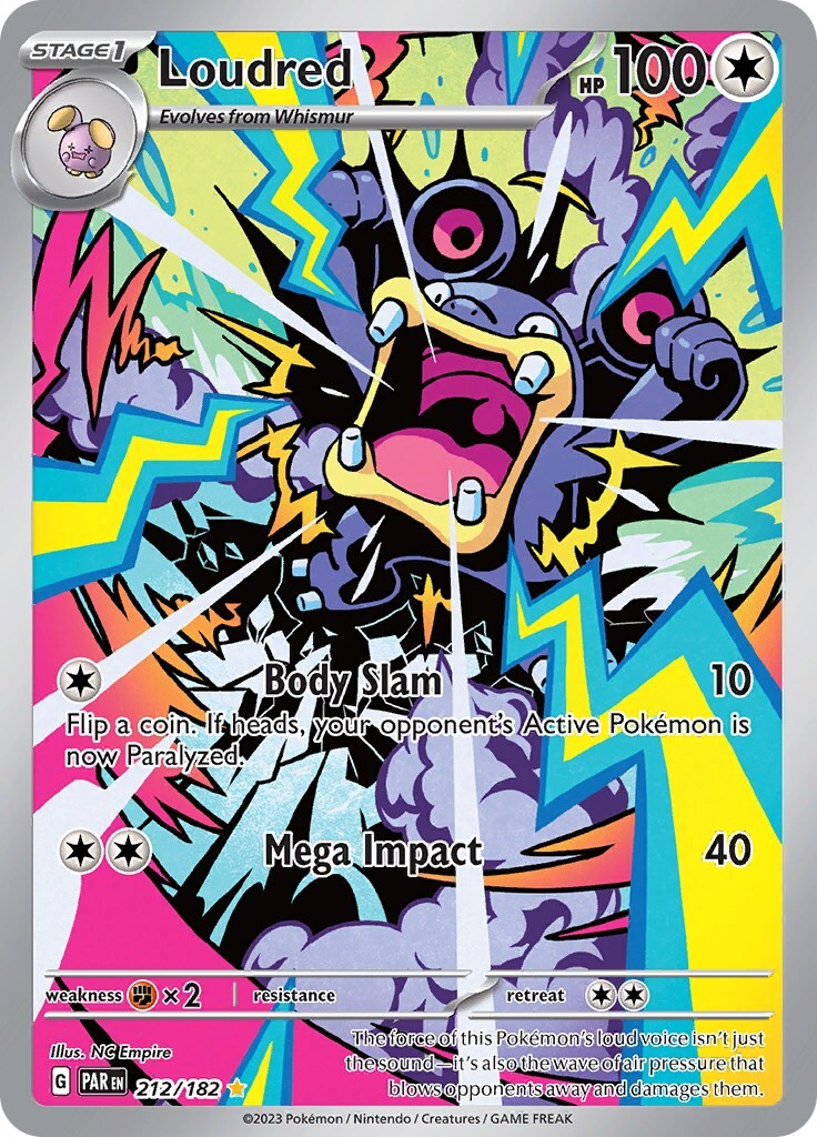 Loudred 212/182 Sv04: Paradox Rift Holo