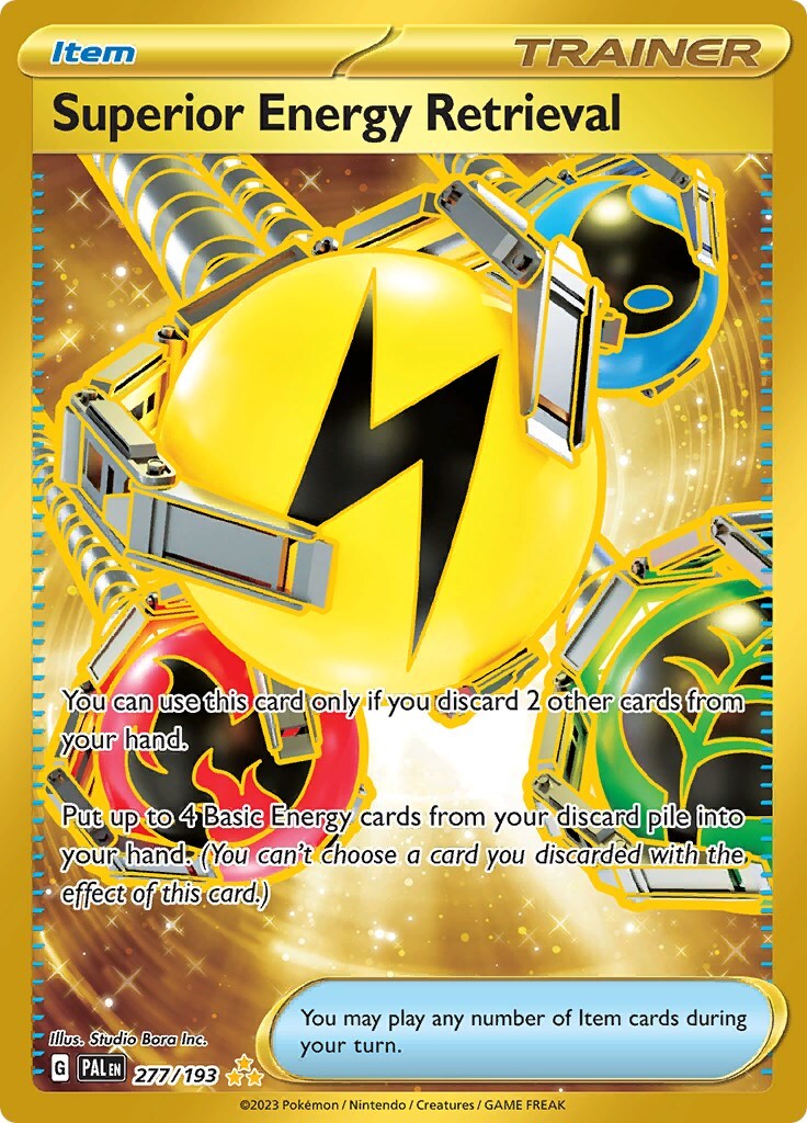 Superior Energy Retrieval 277/193 Sv02: Paldea Evolved Holo Near Mint (NM)