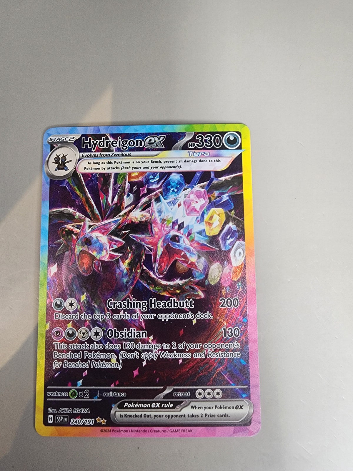 Hydreigon ex 240/191 NM