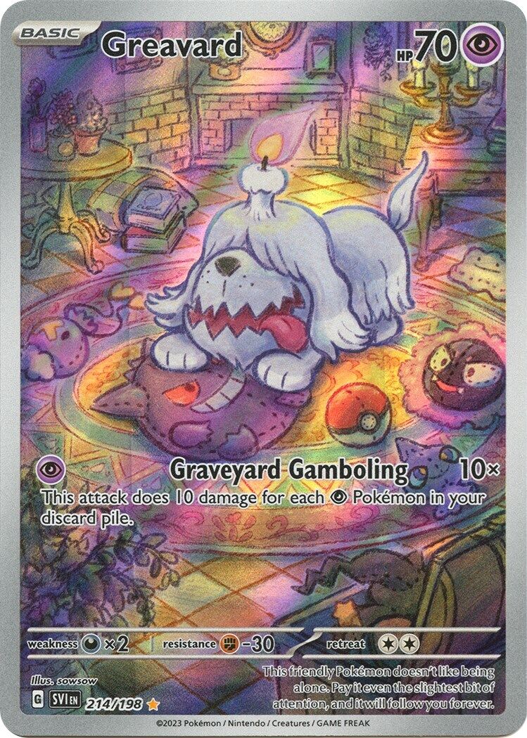 Greavard 214/198 Sv01: Scarlet & Violet Base Set Holo