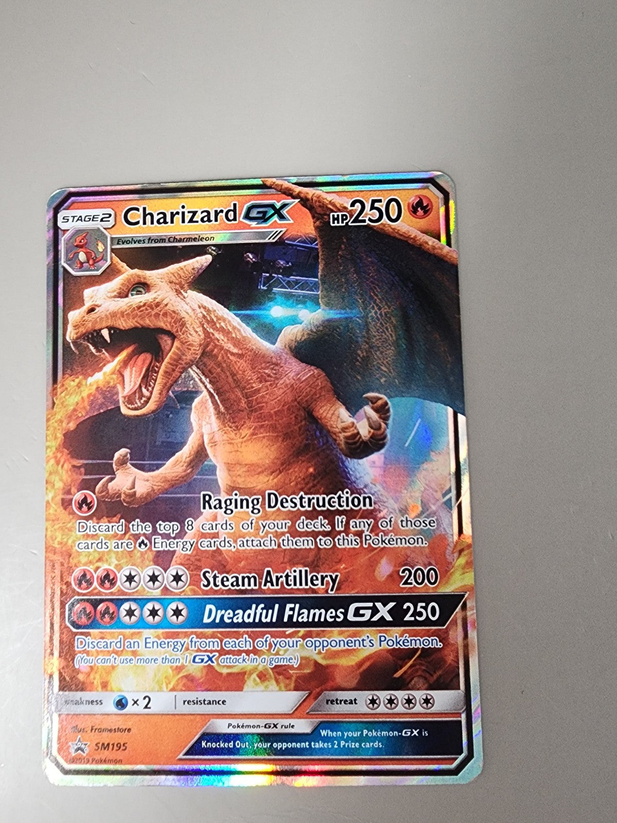 Charizard GX SM195 Sm Promos Holo MP