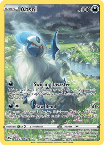 Absol GG16/GG70 SWSH: Crown Zenith: Galarian Gallery Holo near Mint NM