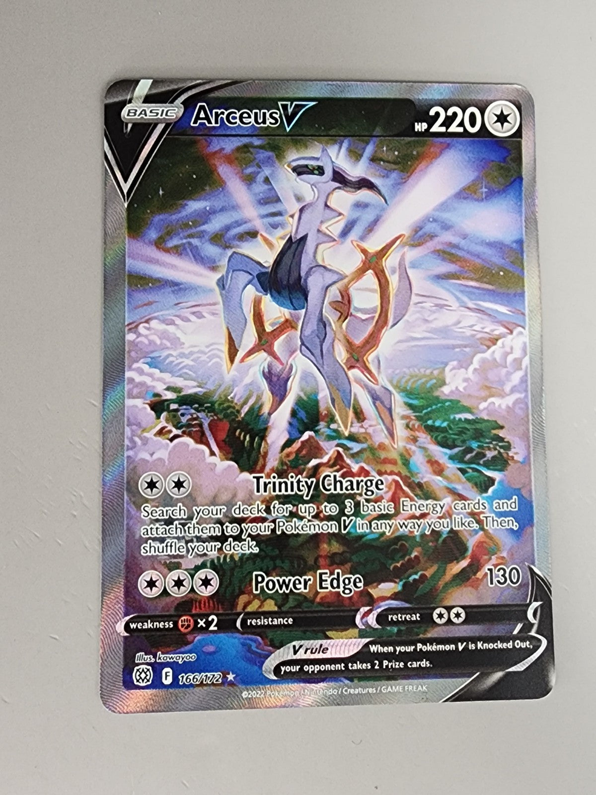 Arceus V (Alternate Full Art) 166/172