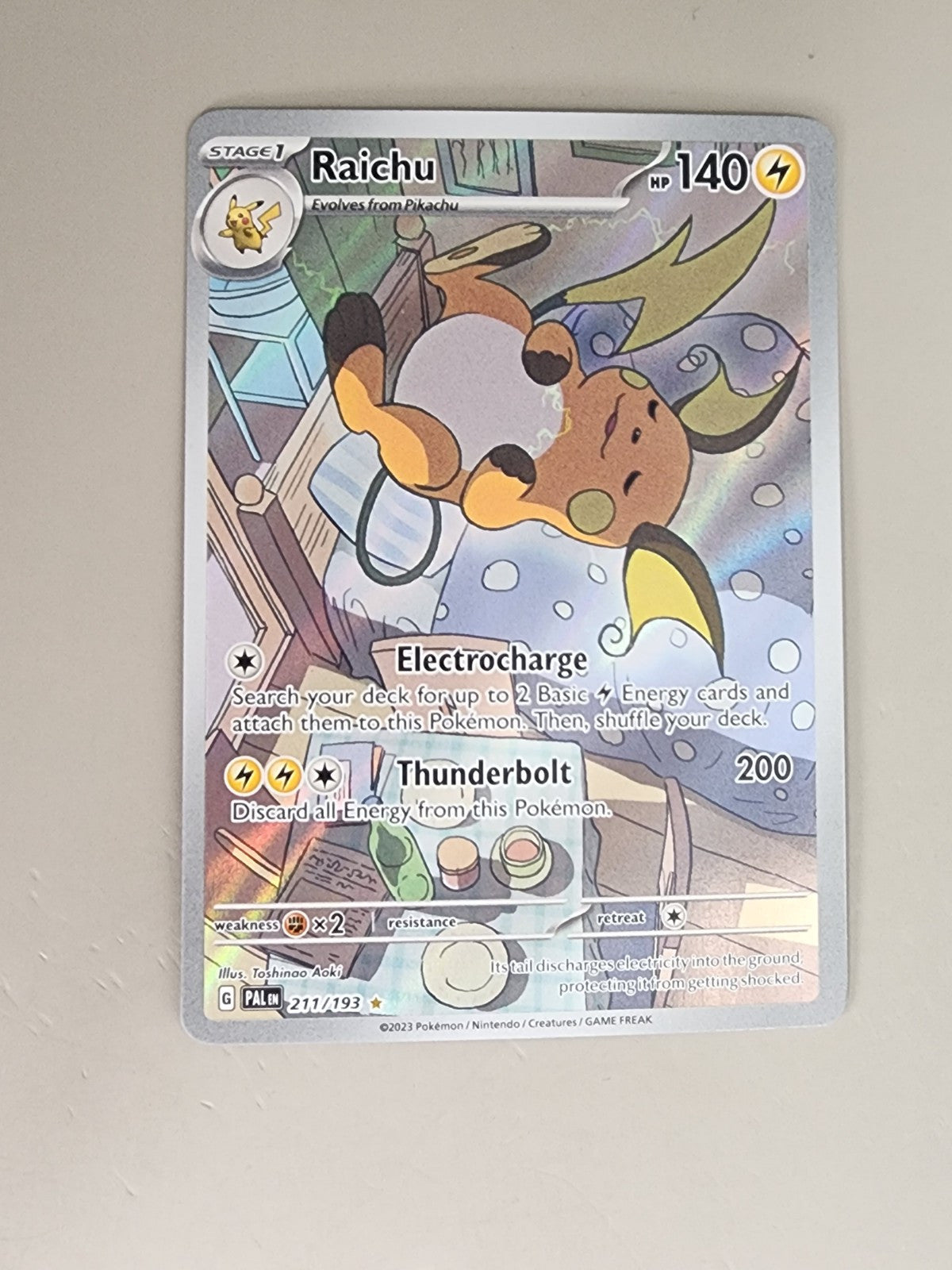 Raichu 211/193 Sv02: Paldea Evolved Holo NM