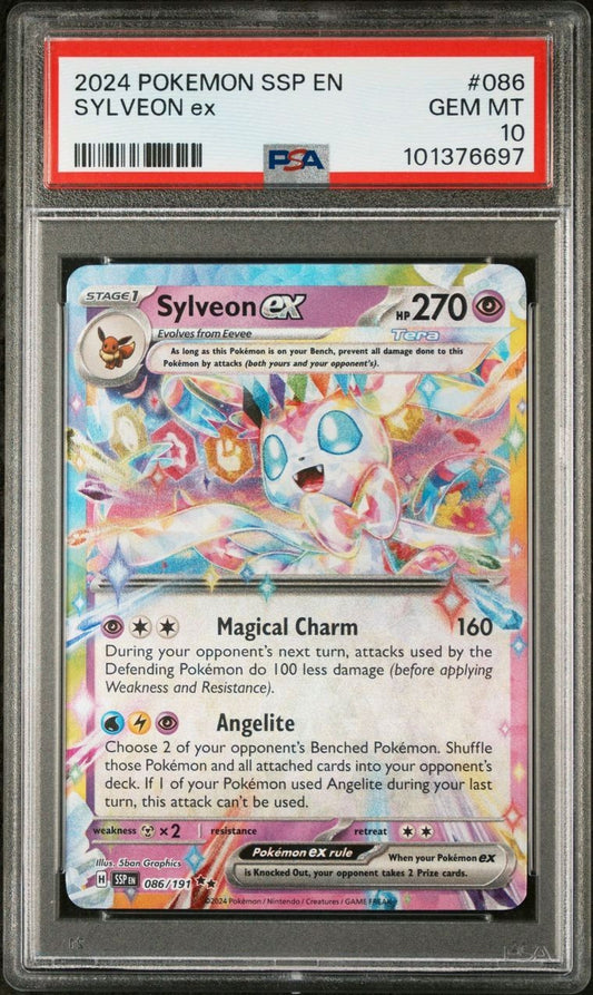 #086 SYLVEON EX PSA 10