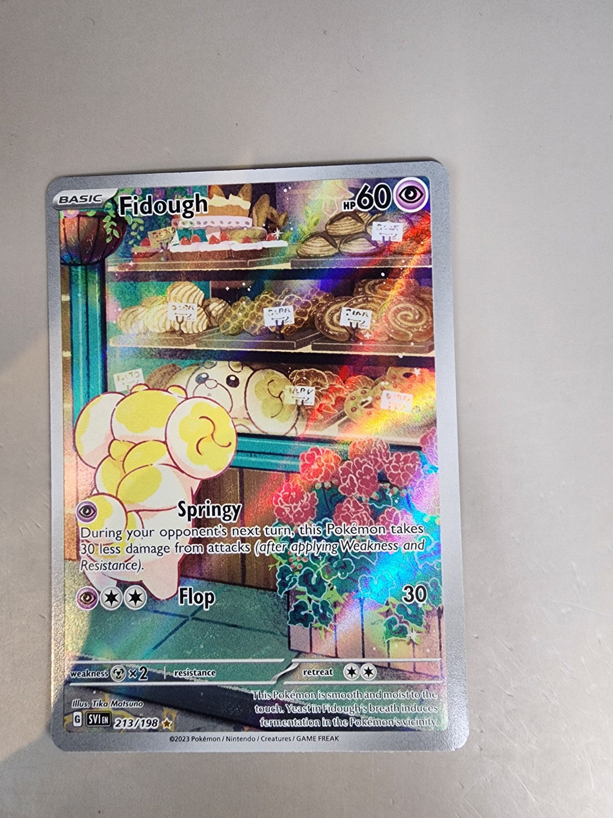 Fidough 213/198 Scarlet & Violet Base Set Holo