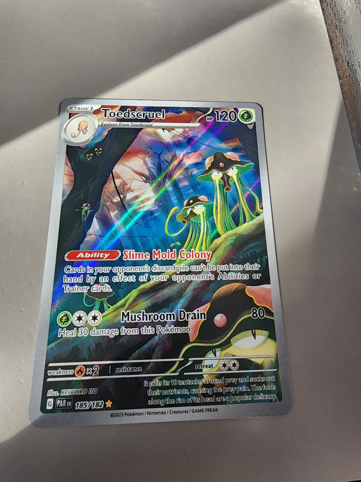 Toedscruel 185/182 NM Paradox Rift Holo