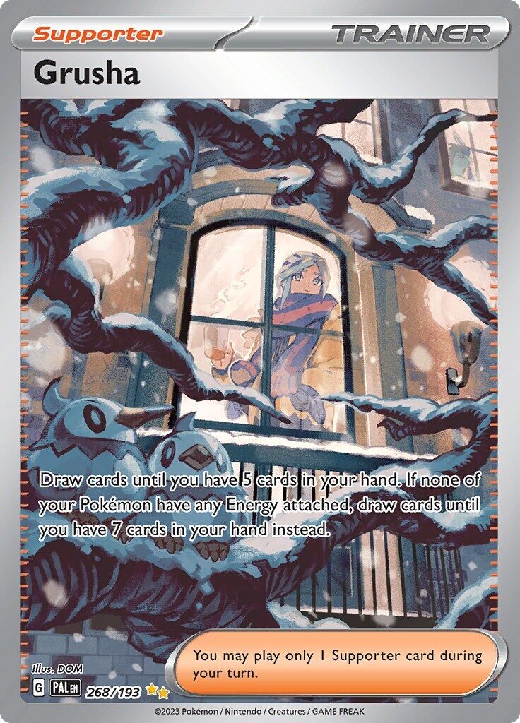 Grusha 268/193 Sv02: Paldea Evolved Holo PSA 8