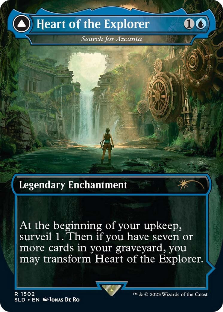 Heart of the Explorer - Search for Azcanta Secret Lair Drop Foil Near Mint NM