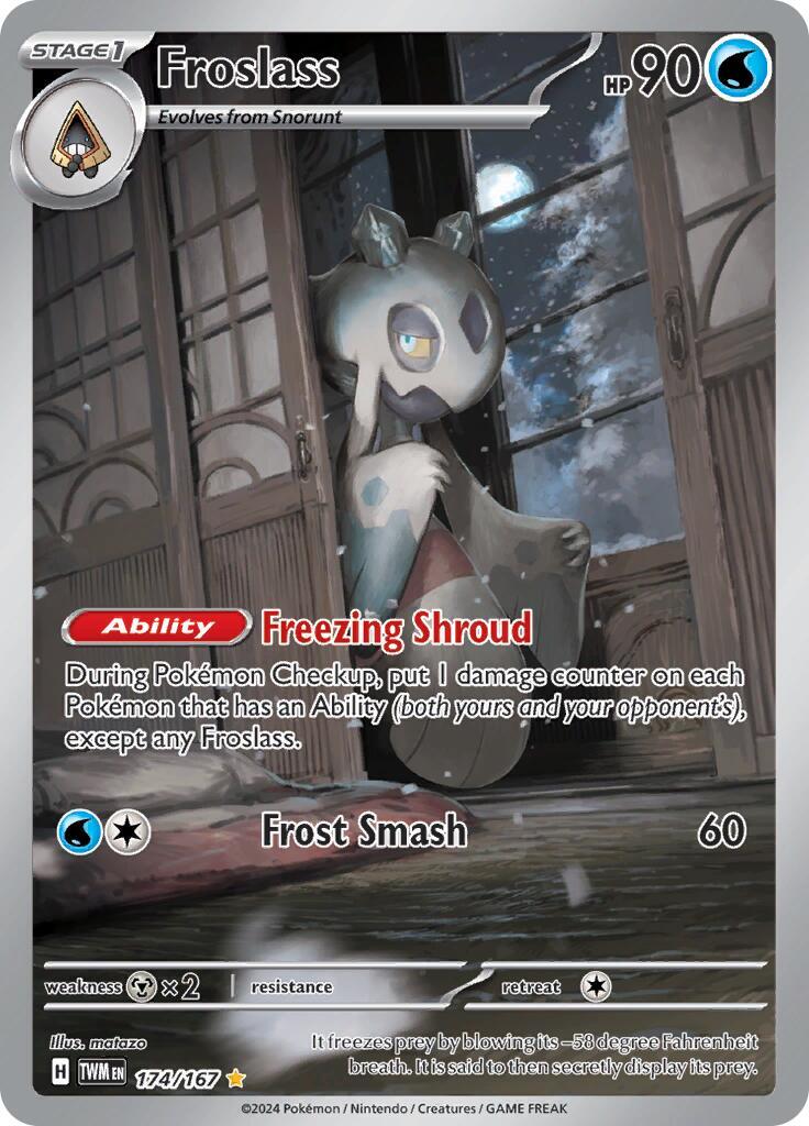 Froslass 174/167 Sv06: Twilight Masquerade Holo Near Mint (NM)
