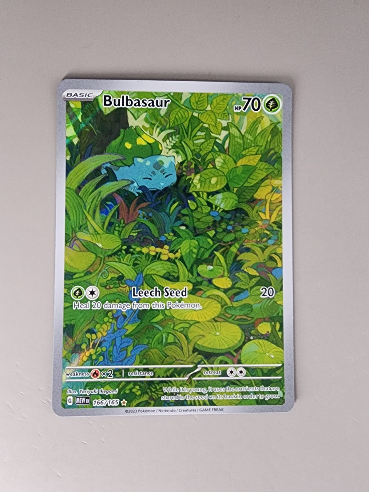 Bulbasaur 166/165 Sv: Scarlet & Violet 151 Holo NM