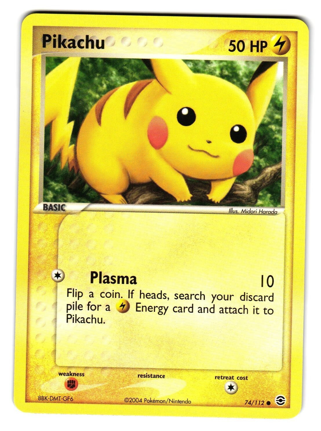 Pikachu 74/112 EX FireRed & LeafGreen Regular Lightly Played LP
