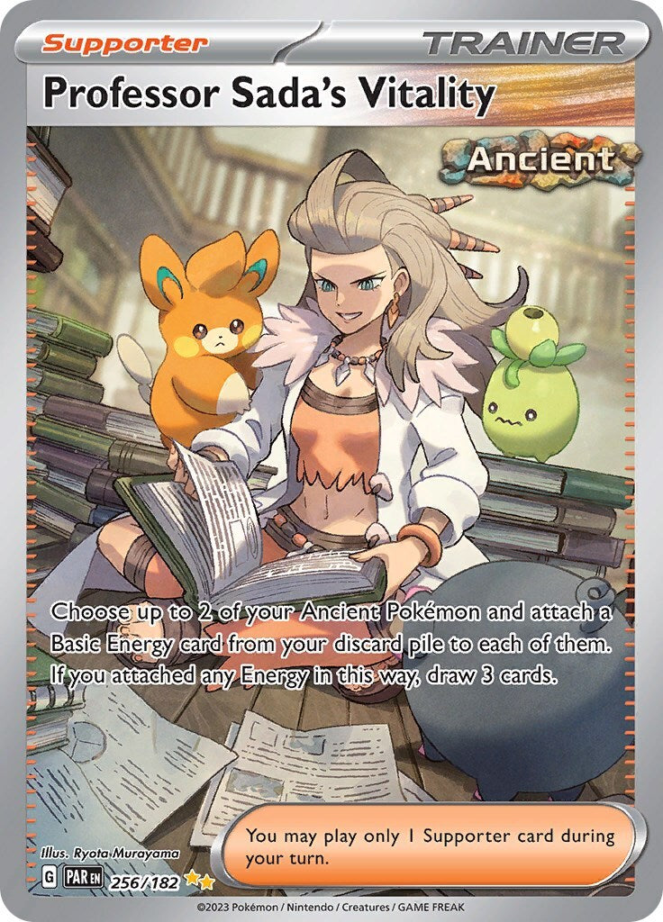 Professor Sada's Vitality 256/182 Sv04: Paradox Rift Holo Near Mint (NM)