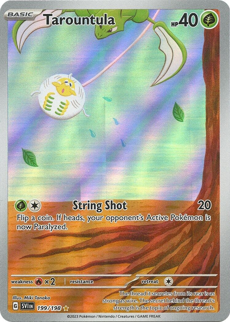 Tarountula 199/198 Sv01: Scarlet & Violet Base Set Holo