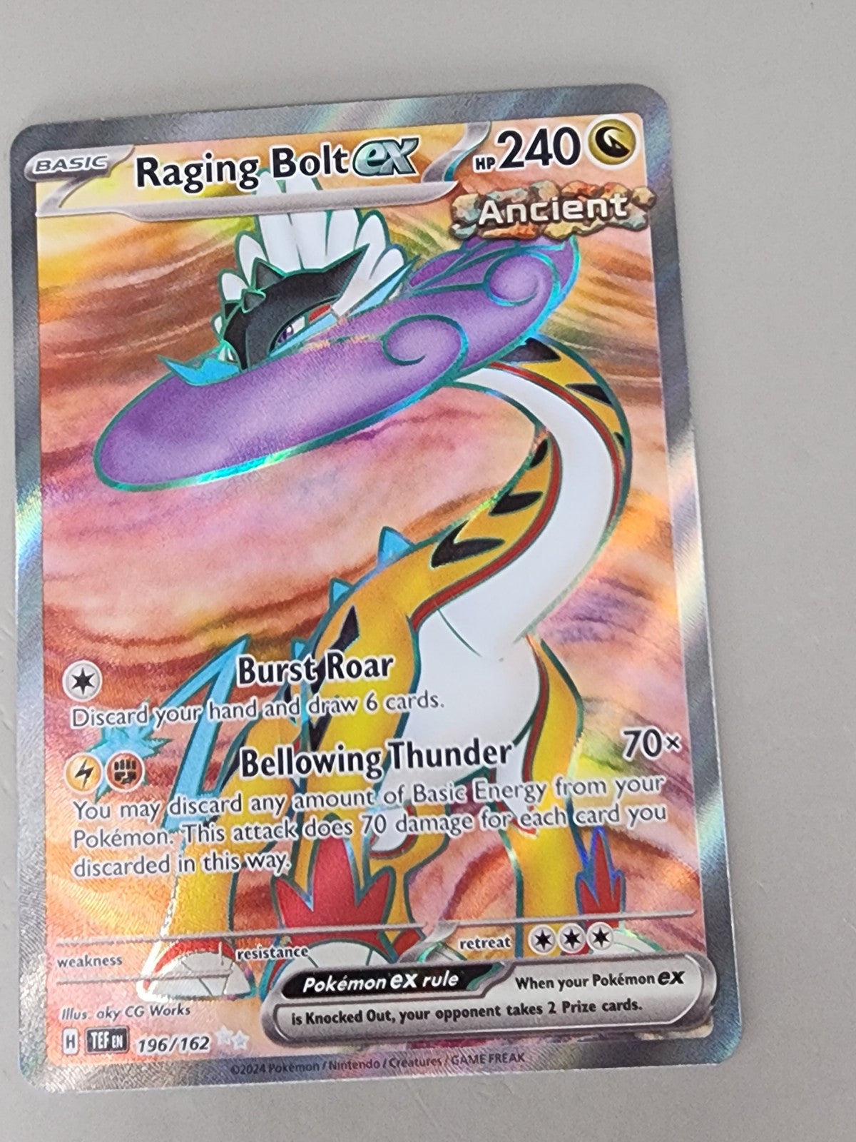 Raging Bolt ex 196/162 NM