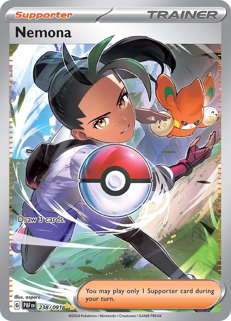 Nemona 238/091 Sv: Paldean Fates Holo