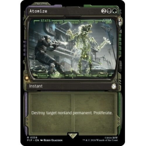 Atomize (Showcase) Universes Beyond: Fallout Regular Near Mint NM