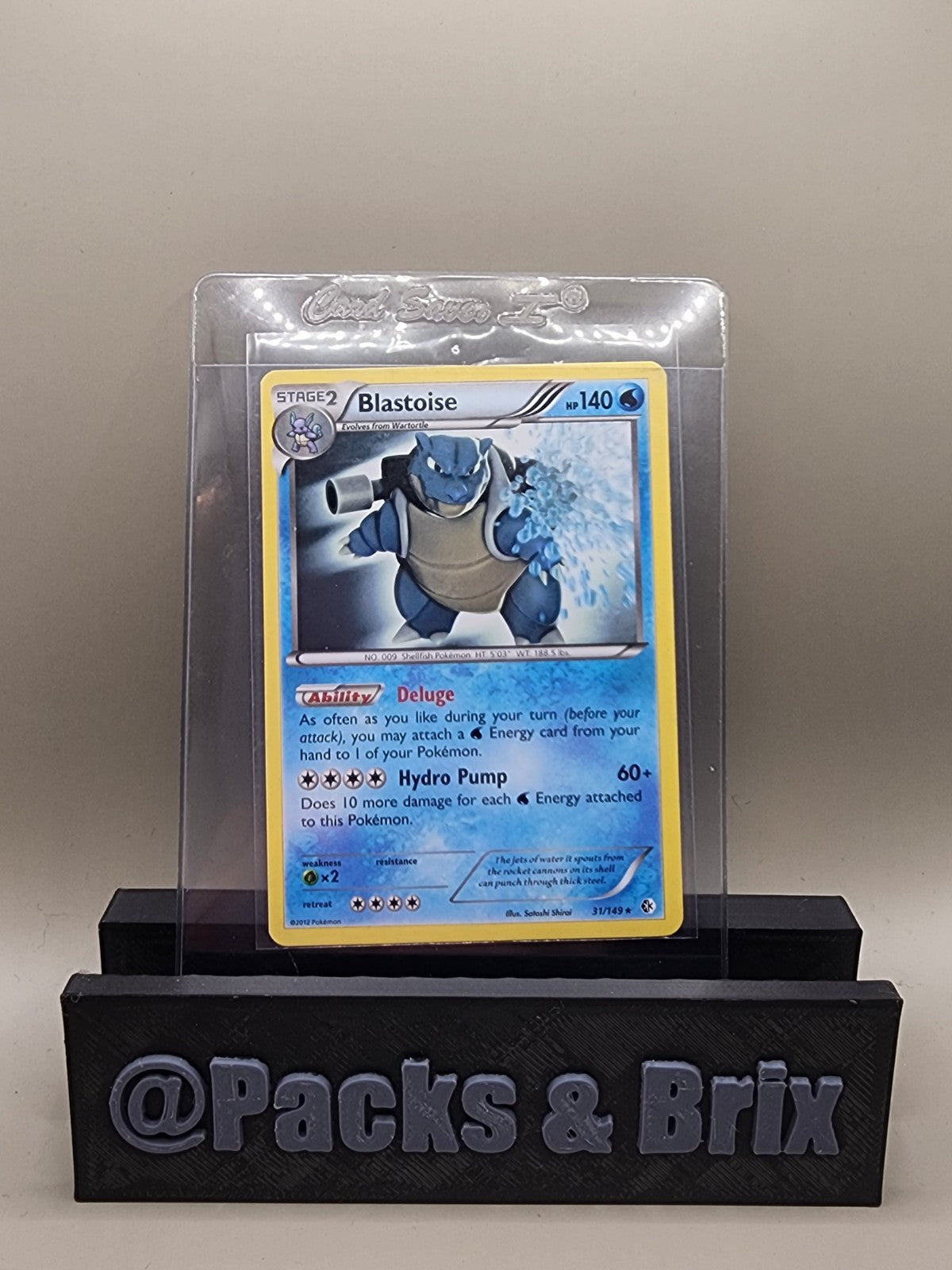 Blastoise - (BW Boundaries Crossed) 031/149 Deck Exclusives Regular LP