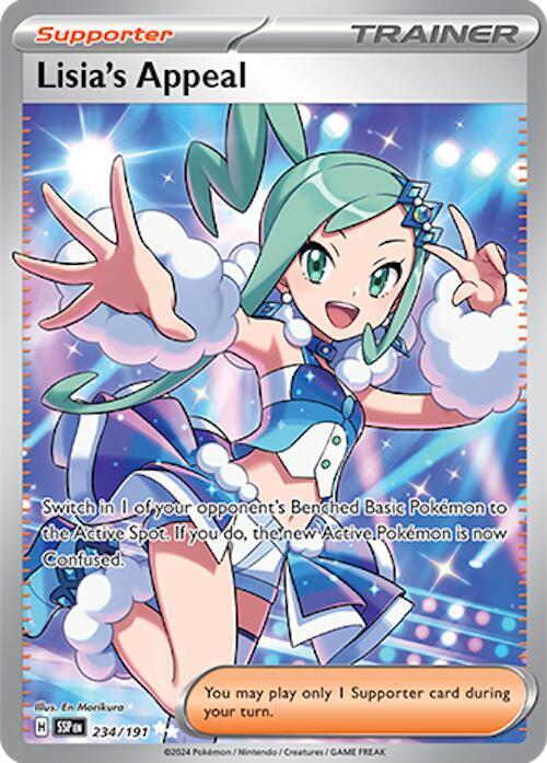 Lisia's Appeal 234/191 : Surging Sparks Holo PSA 9