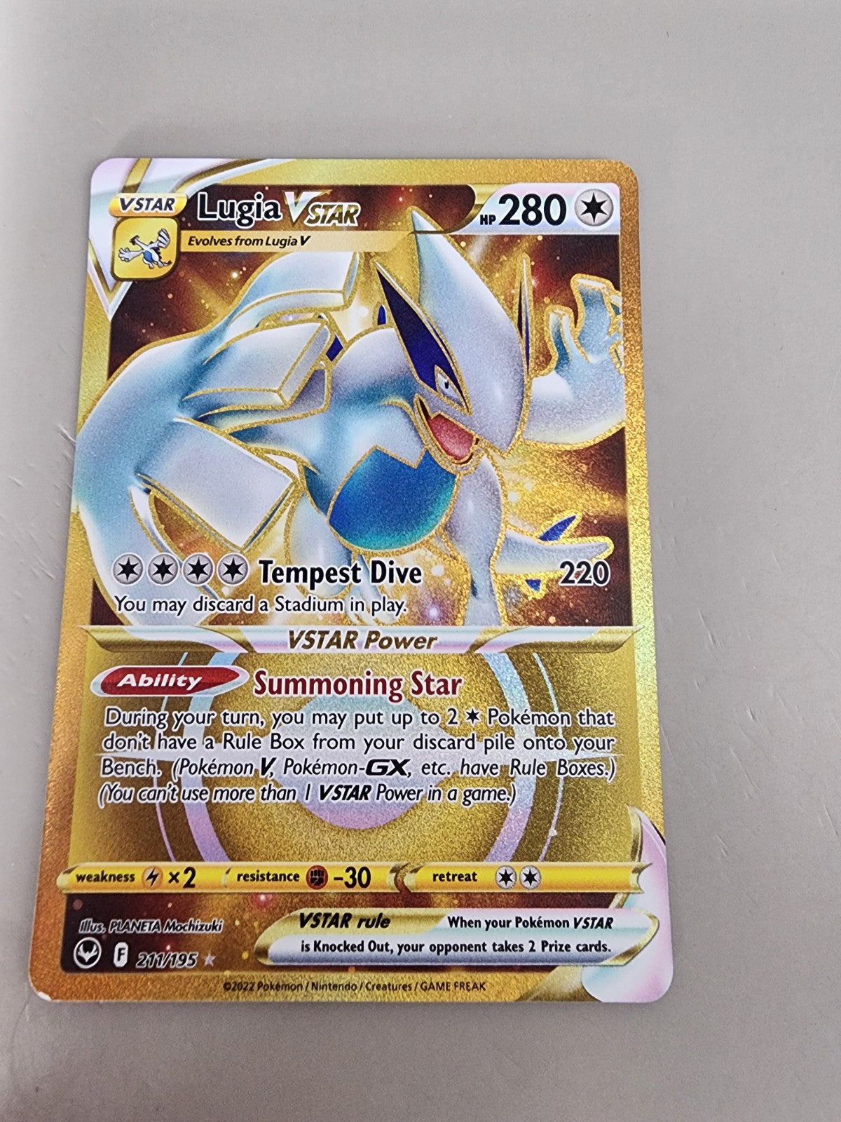 Lugia VSTAR (Secret) 211/195 NM