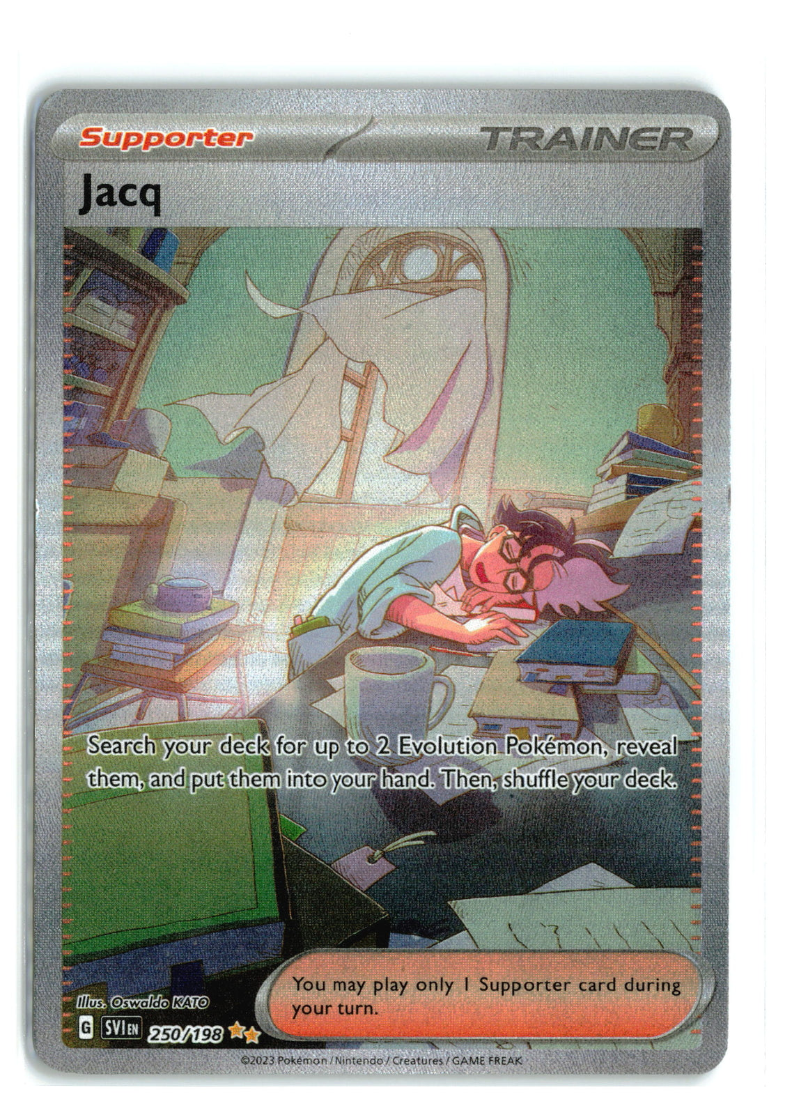 Jacq 250/198 Sv01: Scarlet & Violet Base Set Holo NM