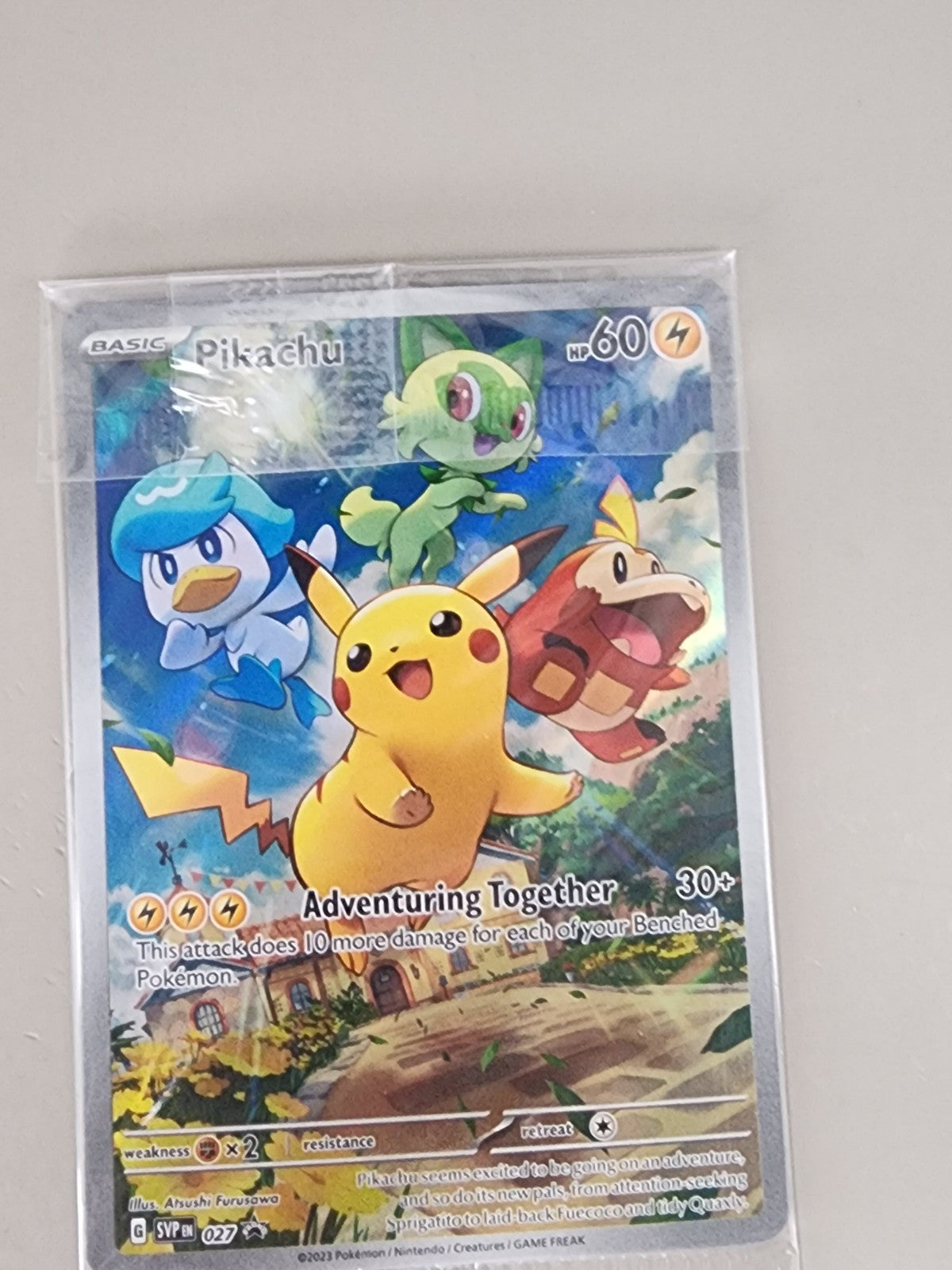 Pikachu 027 Promo Sealed