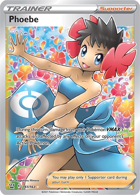NM Phoebe (Full Art) 161/163 Battle Styles