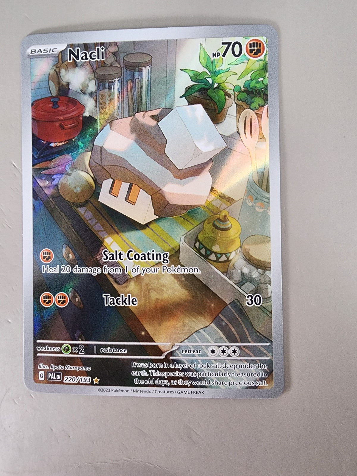 Nacli 220/193 Paldea Evolved Holo NM