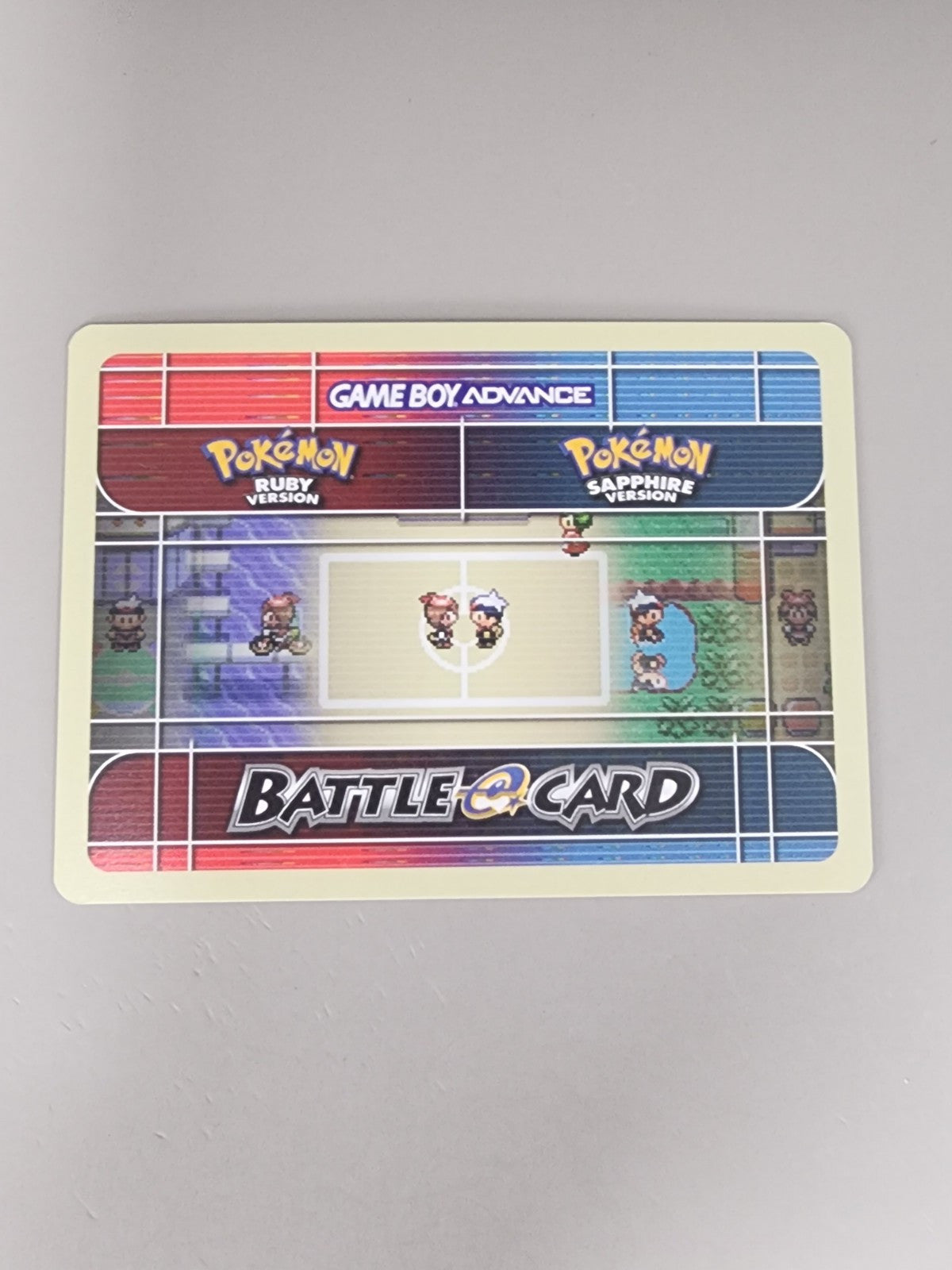 Pokemon Ruby & Sapphire - Battle Card - Nintendo GBA - Cool Trainer Fuego [A048]