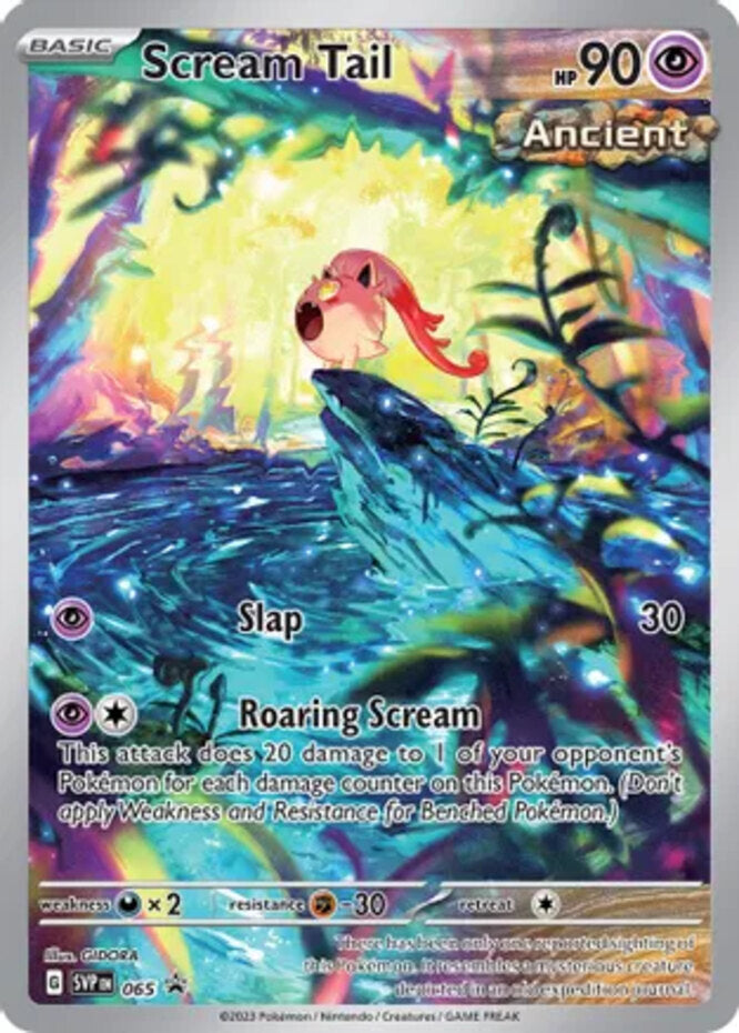 Scream Tail 065 Sv: Scarlet & Violet Promo Cards Holo Near Mint NM