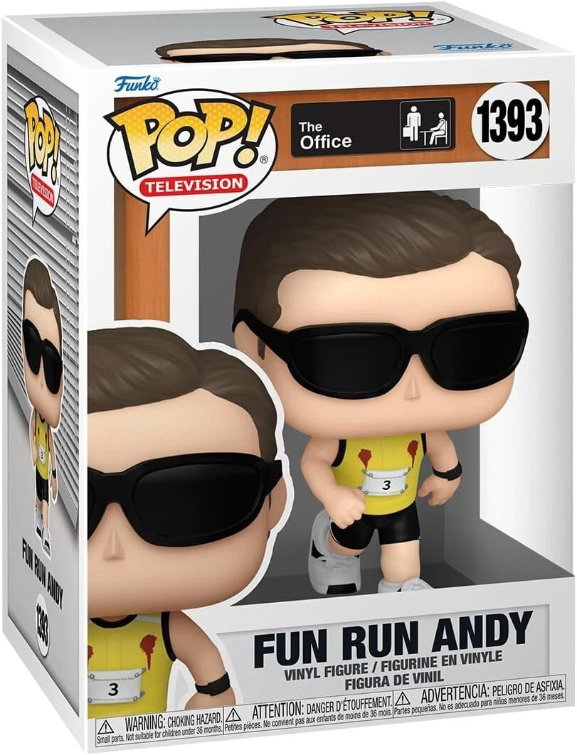 FUNKO POP ! FUN RUN ANDY THE OFFICE  1393