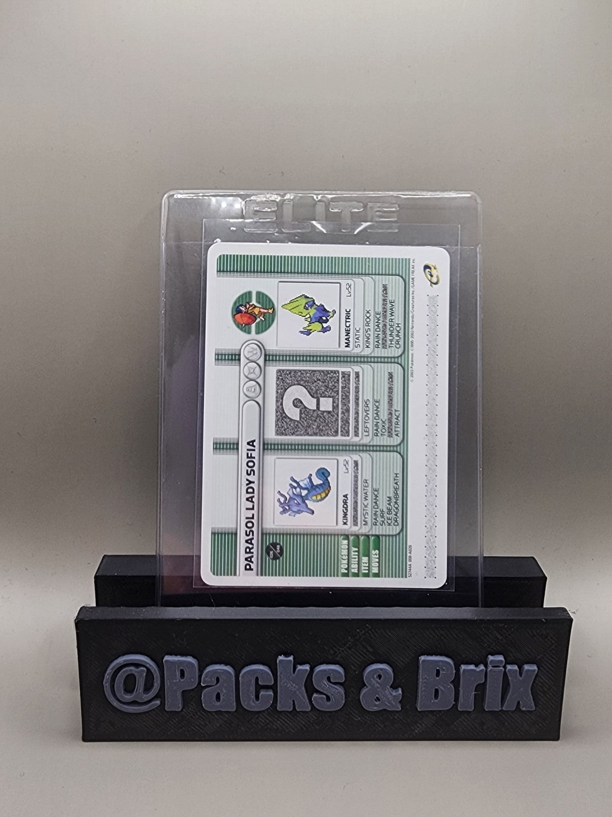 Parasol Lady Sofia GBA E-Reader Card Ruby & Sapphire 