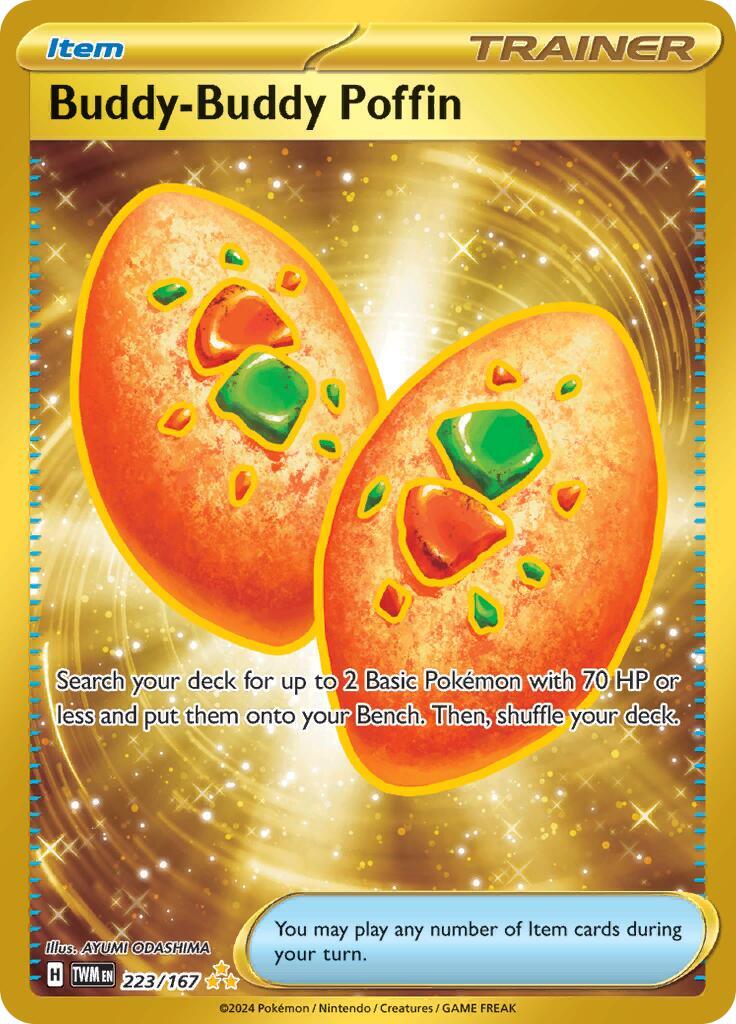 Buddy-Buddy Poffin 223/167 Sv06: Twilight Masquerade Holo NM