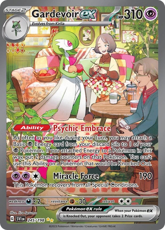 Gardevoir ex 245/198 Sv01: Scarlet & Violet Base Set Holo NM