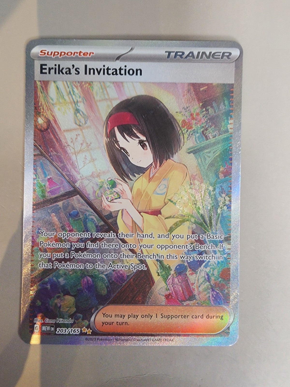 Erika's Invitation 203/165 NM