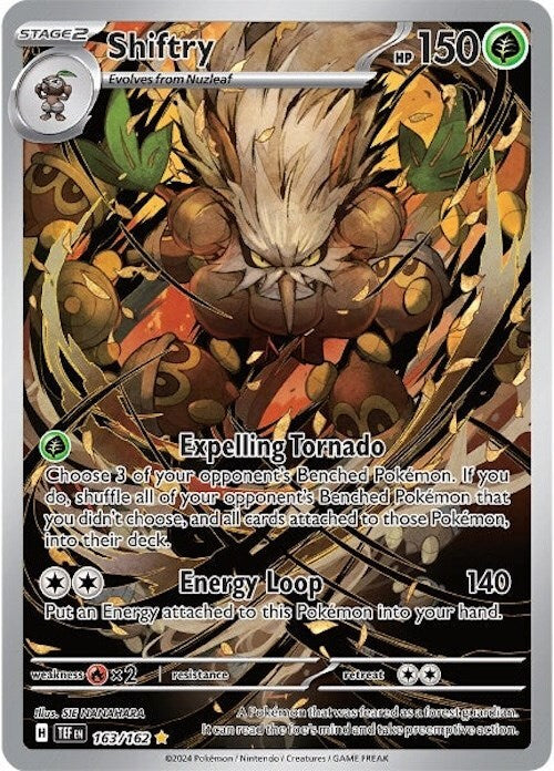 Shiftry 163/162 Sv05: Temporal Forces Holo NM