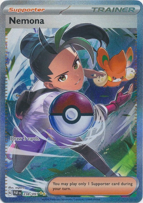 Nemona 238/091 Sv: Paldean Fates Holo