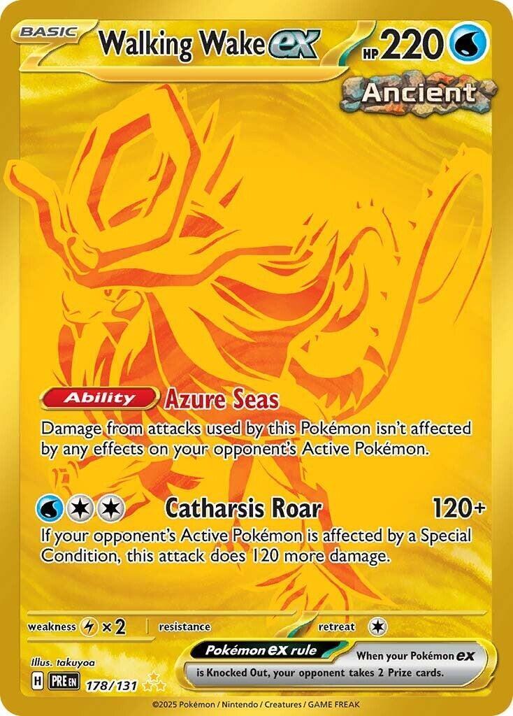 Walking Wake ex 178/131 Prismatic Evolutions Holo Near Mint (NM)