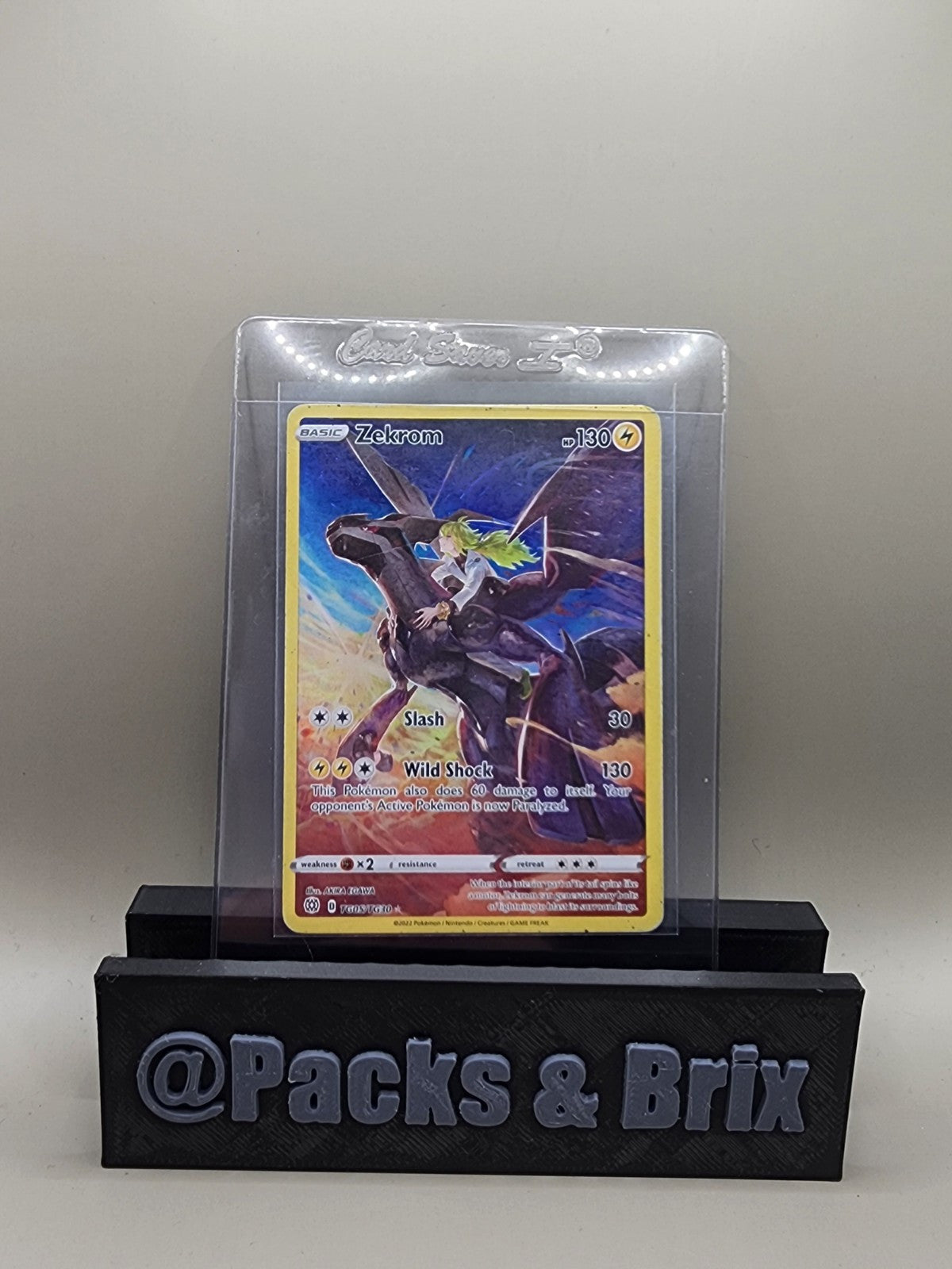 Zekrom TG05/TG30 Swsh09: Brilliant Stars Trainer Gallery Holo HP