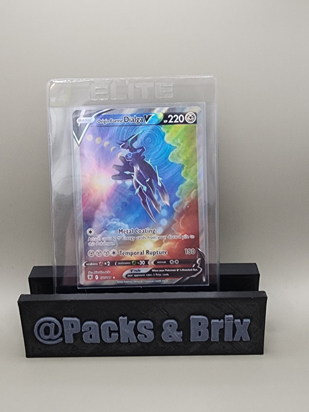 Origin Forme Dialga V (Alternate Full Art) 177/189