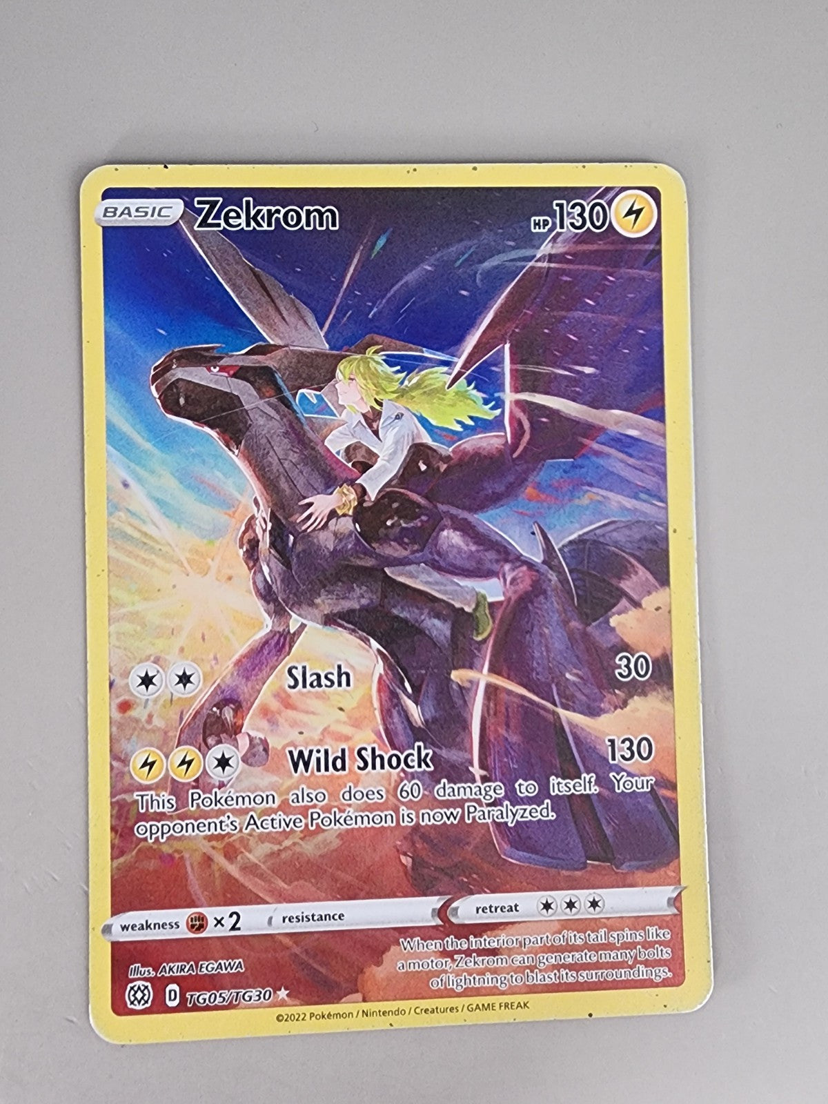 Zekrom TG05/TG30 Swsh09: Brilliant Stars Trainer Gallery Holo HP