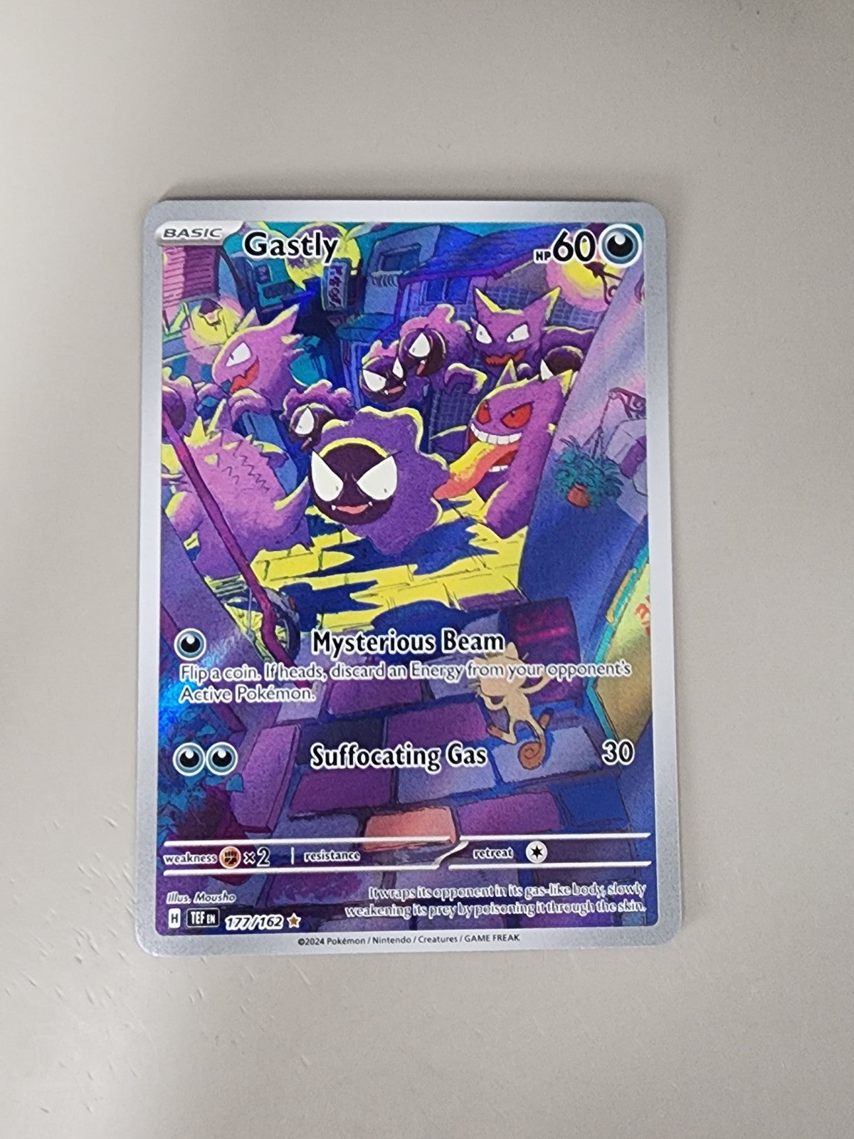 Gastly 177/162 Sv05: Temporal Forces Holo Full Art NM